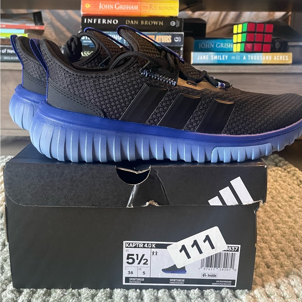 The Adidas Kaptir 4.0 K in US 5.5 Youth / 7 Women
